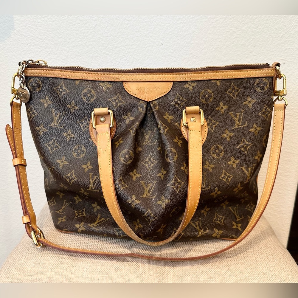 Louis Vuitton Brown Monogram Palermo PM Tote Bag